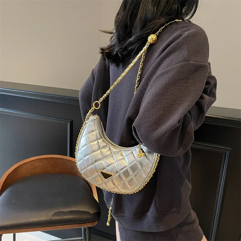 

Stylish Messenger Handbag Unique Trendy Letter Logo Paris Fashion Designer Classic Elegant Leather Women Bag