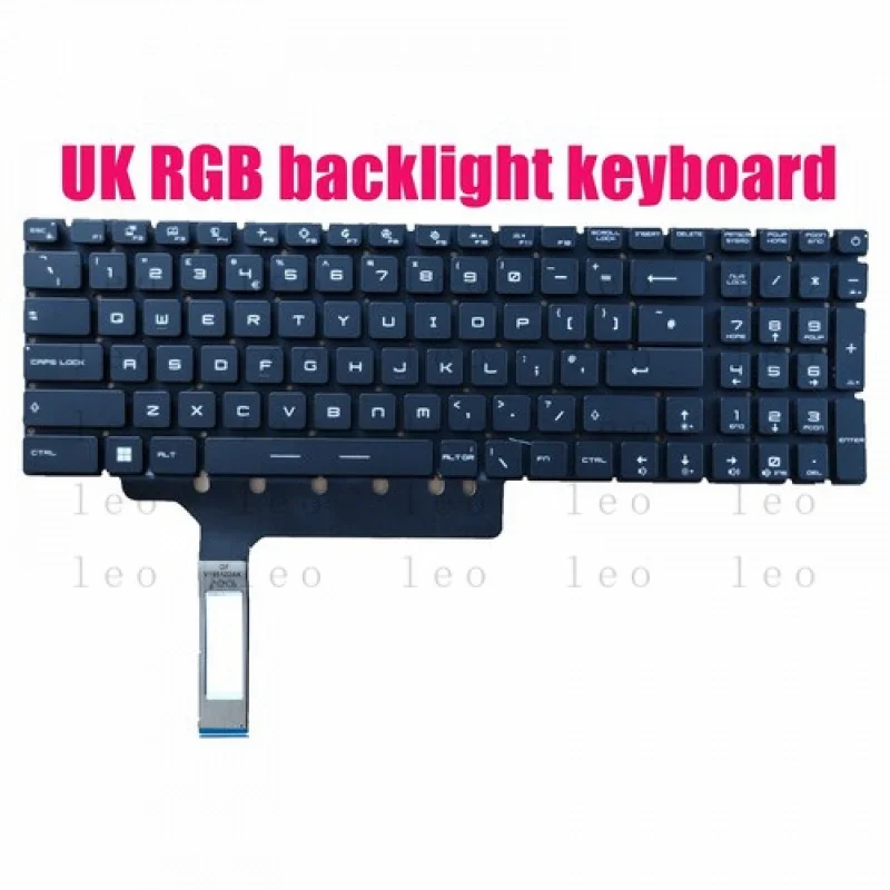 LL  UK RGB backlight keyboard for MSI GS76 Stealth 11UH/11UG(MS-17M1)
