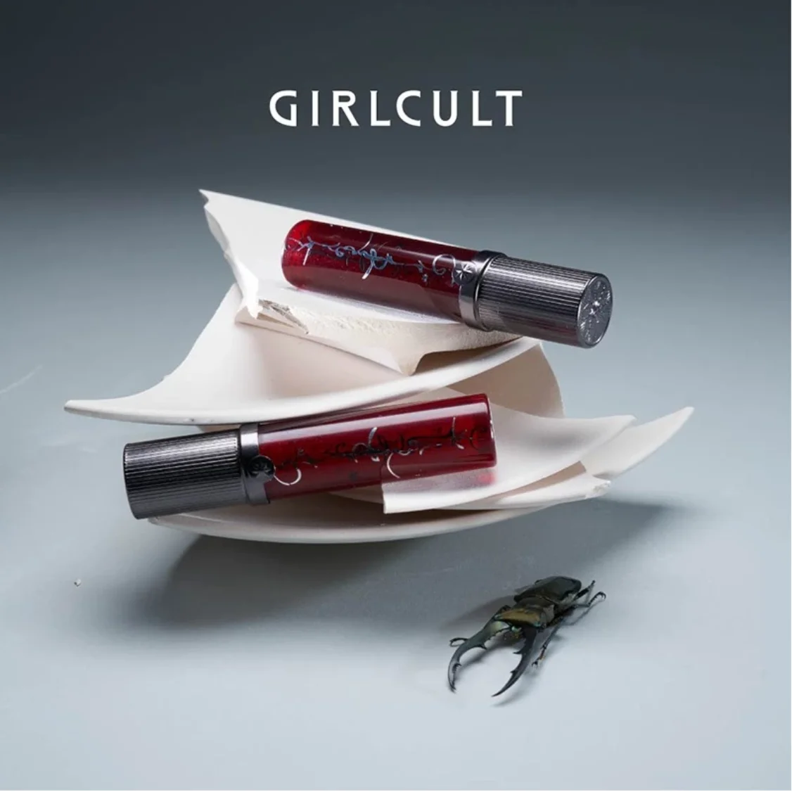 Girlcult Miao fairy maiden Mirror Lip Gloss Moisturizes Moisturizing Fast film lips shine Lipstick Makeup Cosmetics