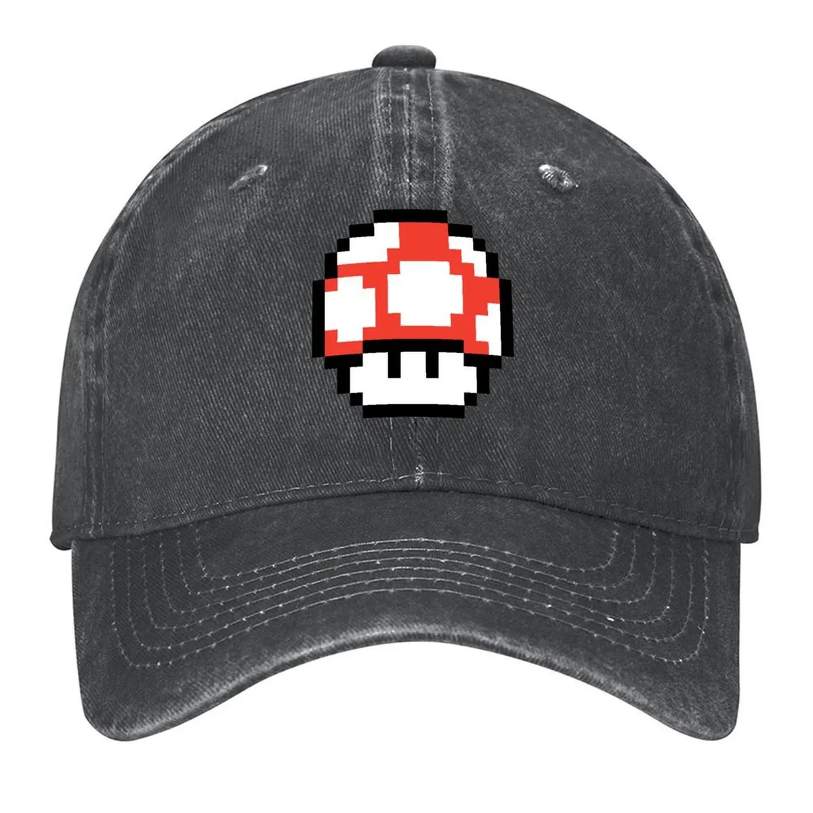 

Super Mushroom Baseball Cap Rave Thermal Visor party Hat Sunhat Luxury Woman Men's