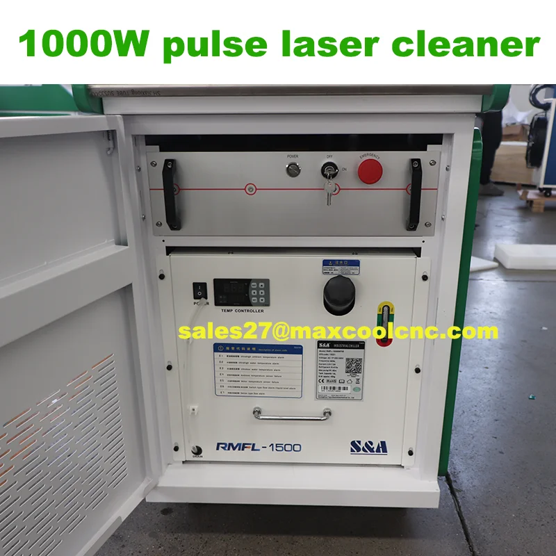 2025 New High-Power Air-Cooled Pulse Laser Cleaning Machine for Mold Cleaning Wood Furniture Paint Removal