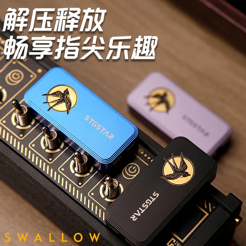 EDC ابتلاع لعبة مغناطيسية تململ المنزلق اليد سبينر دفع المنزلق لتخفيف التوتر مكافحة القلق لعب للأطفال البالغين ADHD تململ