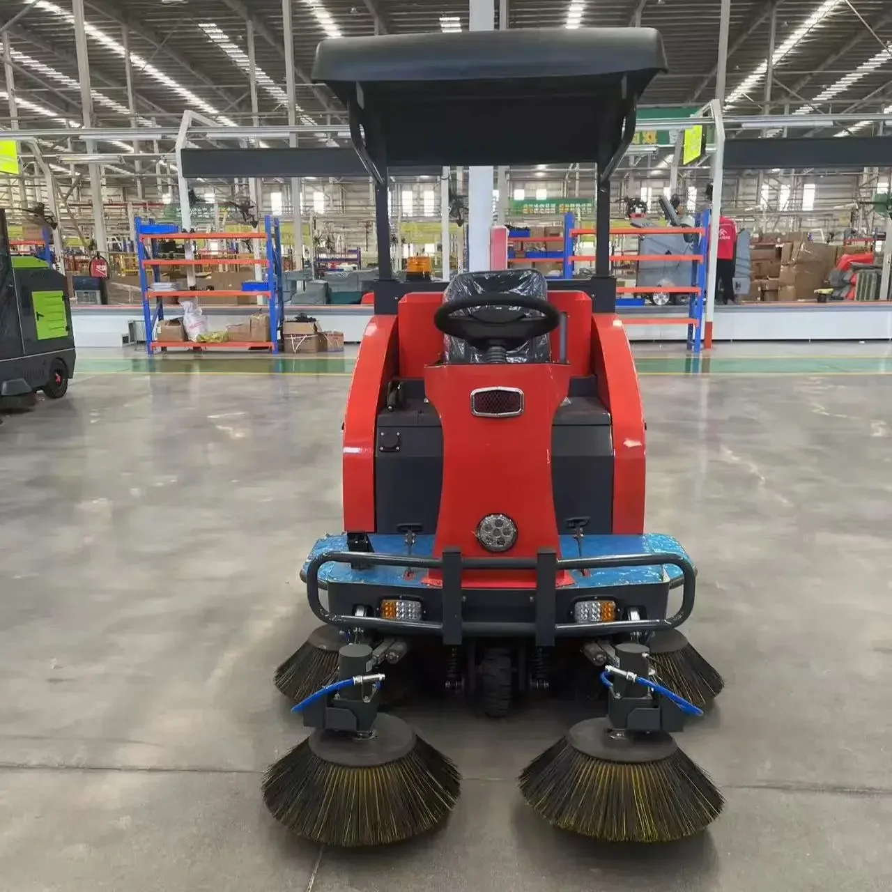 48V/52A 1400MM Electric Street Sweeper with Easy Maneuverability and High Efficiency HT1400 with CE EPA Certificate