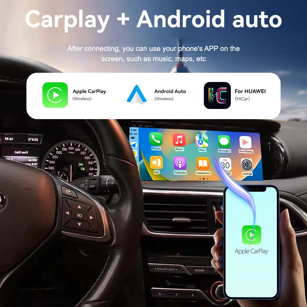 Auto Stereo for Infiniti QX30 2015-2018 Car Android 13 Navigation HD Touch Screen Carplay Car Multimedia Player Head Unit