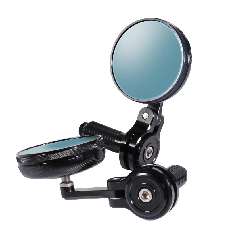 Motorcycle CNC 7/8'' 22MM Handlebar Bar End Mini Rearview Mirrors For Harley Honda Yamaha Kawasaki Suzuki Touring Bobber