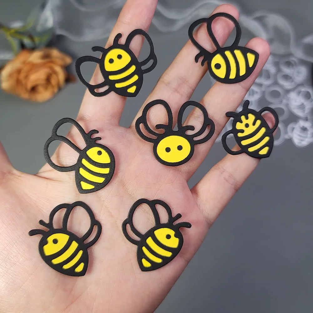 Cutting Die Bee Mesh Greeting Card Scrapbook Seal DIY Manual Die Home Album Production Tool High Carbon Steel Material