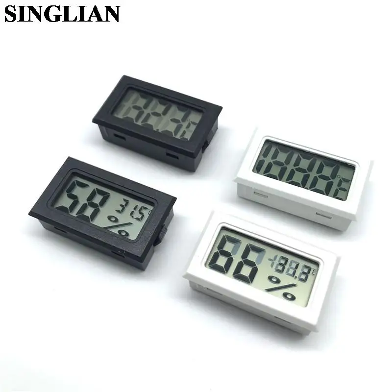 Mini Digital LCD Indoor Convenient Temperature Sensor Humidity Meter Thermometer Hygrometer Gauge Without Cable