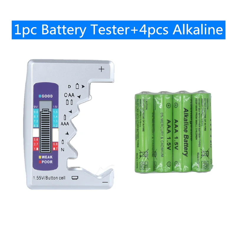 High energy efficiency 1.5V   LR03  AAA Rechargeable alkaline battery  for  toy camera  shavermice with battery tester