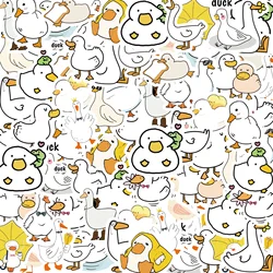 50pcs Cute Duckling Cartoon Graffiti Stickers Decorated Notebook Water Cup Diary Suitcase Guitar Classic Toy Scrapbook DIY Decal