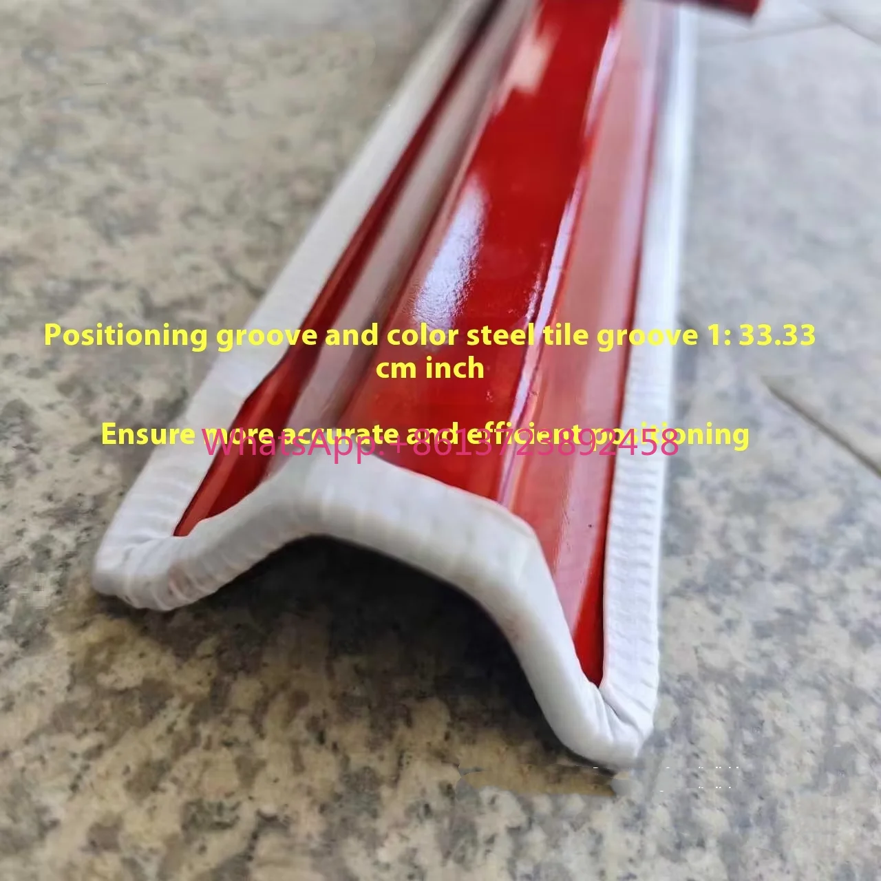 Heavy- Color Steel Ridge Cap Corner Notcher Roofing Installation Hand Tools For Precise Angle Cuts