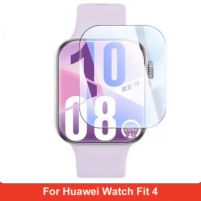 2 pcs Screen Protector Thermal bending film For Huawei Watch Fit 4 Full screen film coverage High-definition film