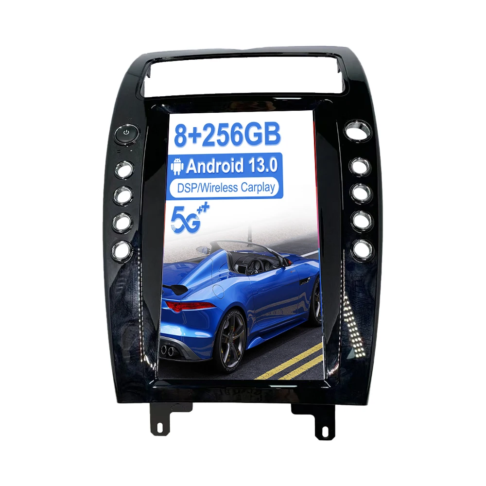 

Для Maserati Quattroporte 2004-2012 13,9-дюймовый экран Android 13,0 8G + 256 ГБ автомобильный GPS-навигатор авто радио DSP стерео головное устройство