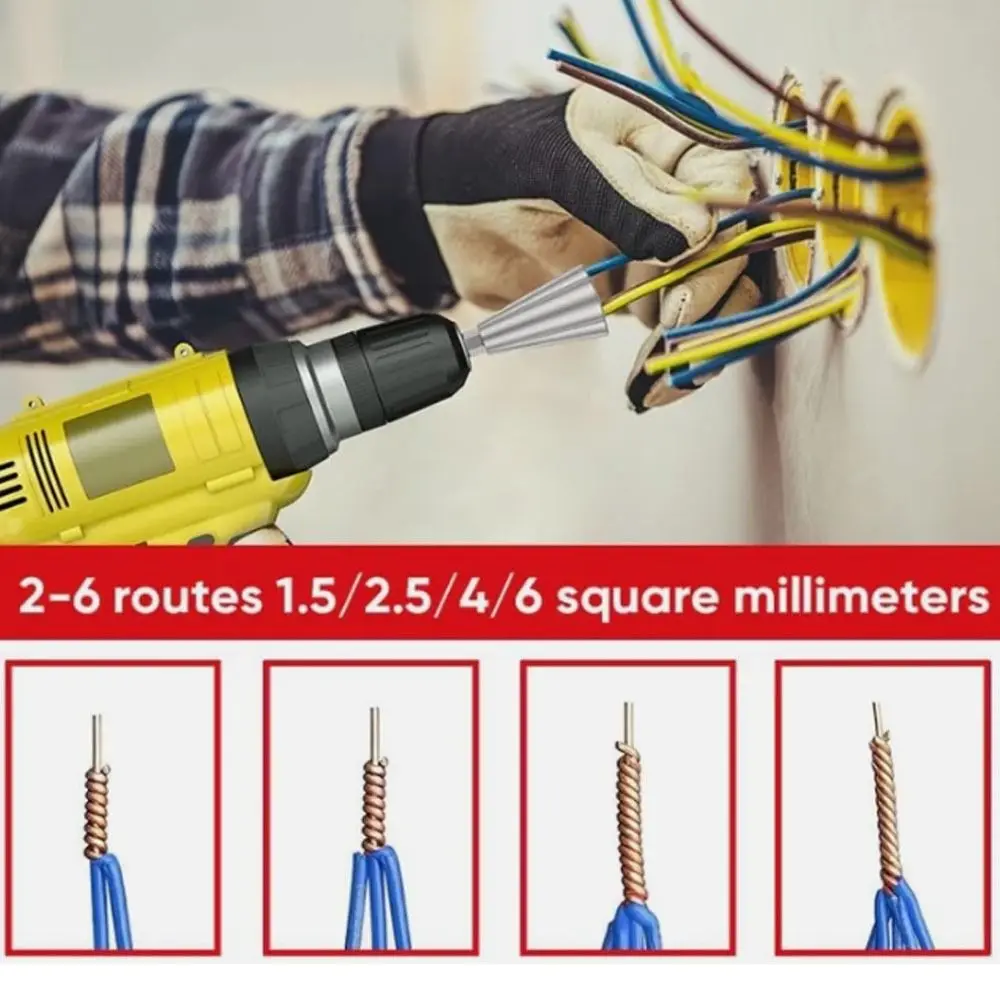 

Прочный многофункциональный инструмент для зачистки проводов, водонепроницаемый портативный набор для зачистки проводов, комплект Twister, совместимый с жесткими и мягкими проводами