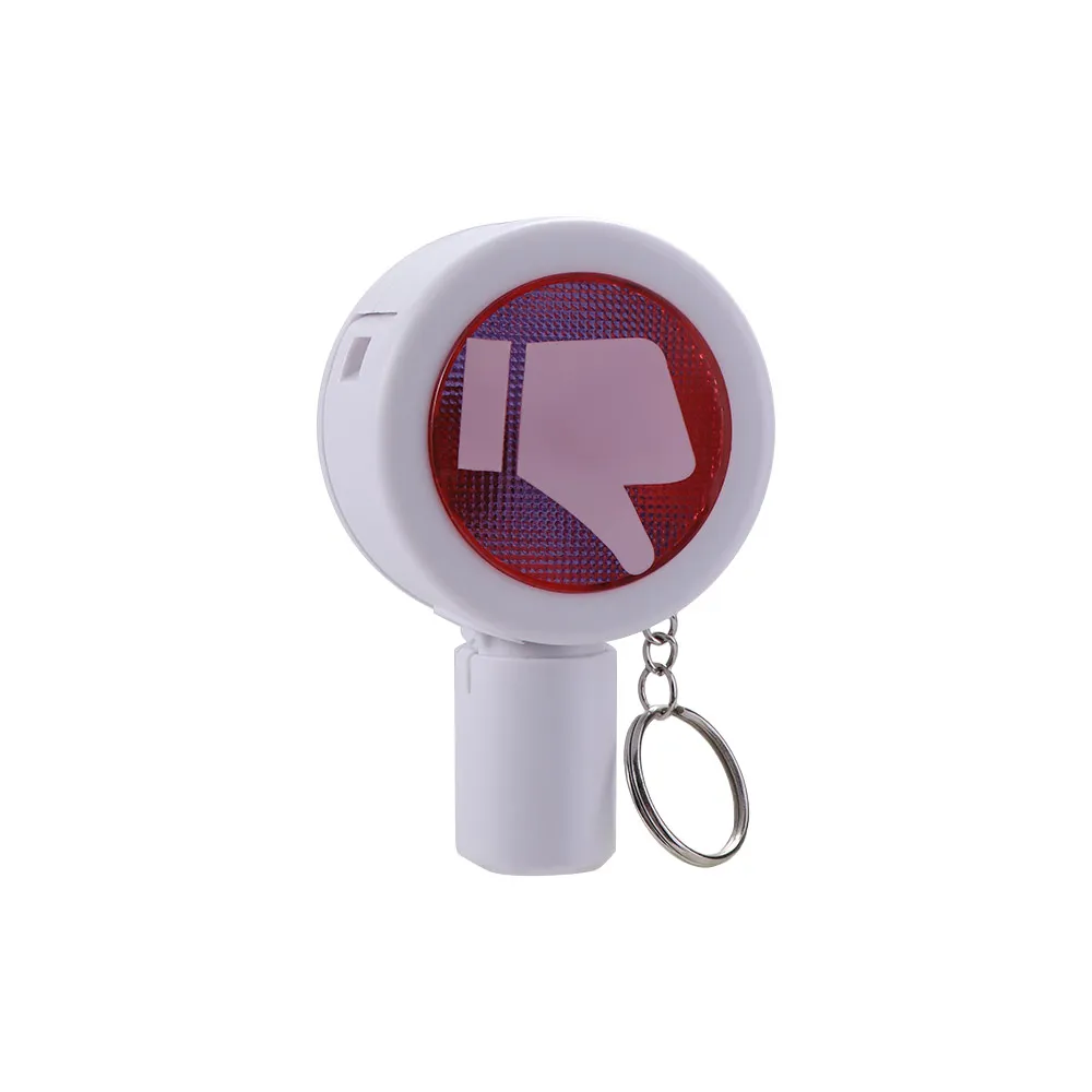 Double-Sided Sound Voice Response Electronic Hand Paddle Mini Capsule Abstract Novelty Desk Ornament Office Party