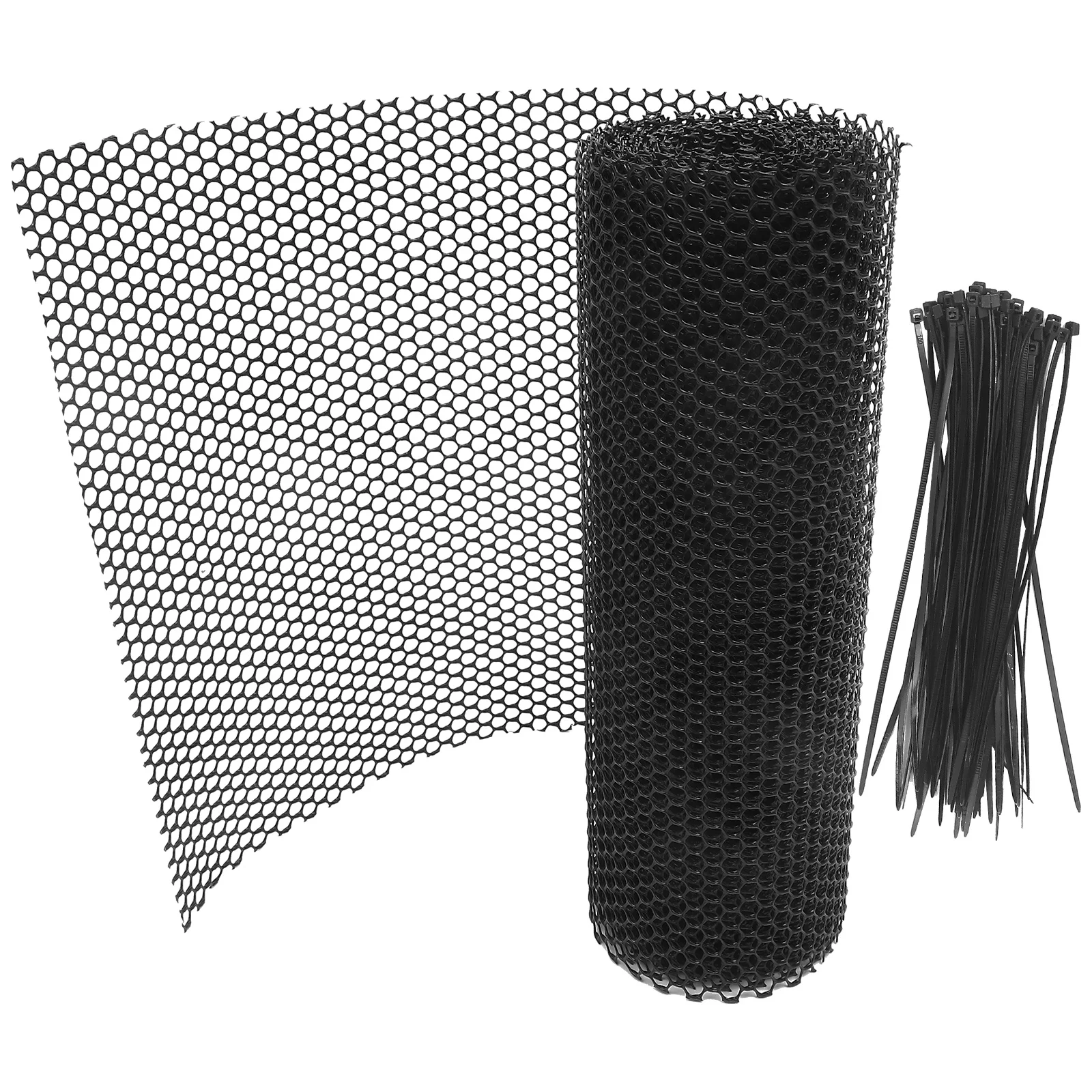 

Chicken Wire Garden Fence Barrier Fencing Mesh The for Plastic Safety Black Baby