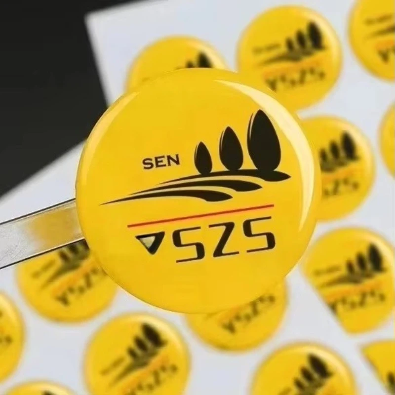 50 SZTUK Darmowe, personalizowane, wodoodporne naklejki 3D z żelem, przezroczyste, kryształowe, z żywicy epoksydowej, samoprzylepne, dowolny rozmiar — zdjęcie produktu 2