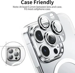 1 szt. Pełna osłona obiektywu aparatu do iPhone'a 14 ProMax Szkło hartowane do iPhone'a 11 12 13 15 Pro Max Mini Camera Protector