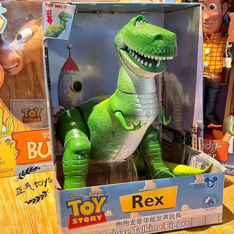 Disney Toy Story 4 Rex The Green Dinosaur Pvc Action Figures Model Dolls Legs Can Move Collection decora i giocattoli dei regali di Anime