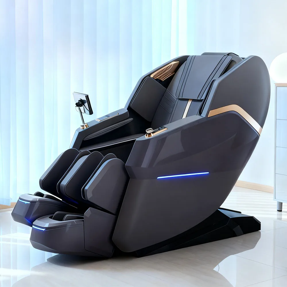 

2025 Luxury Massage Chair Zero Gravity Full Body Electric Shiatsu Kneading 4D Sl Track Heated Thai Stretch Ai Massage Chair
