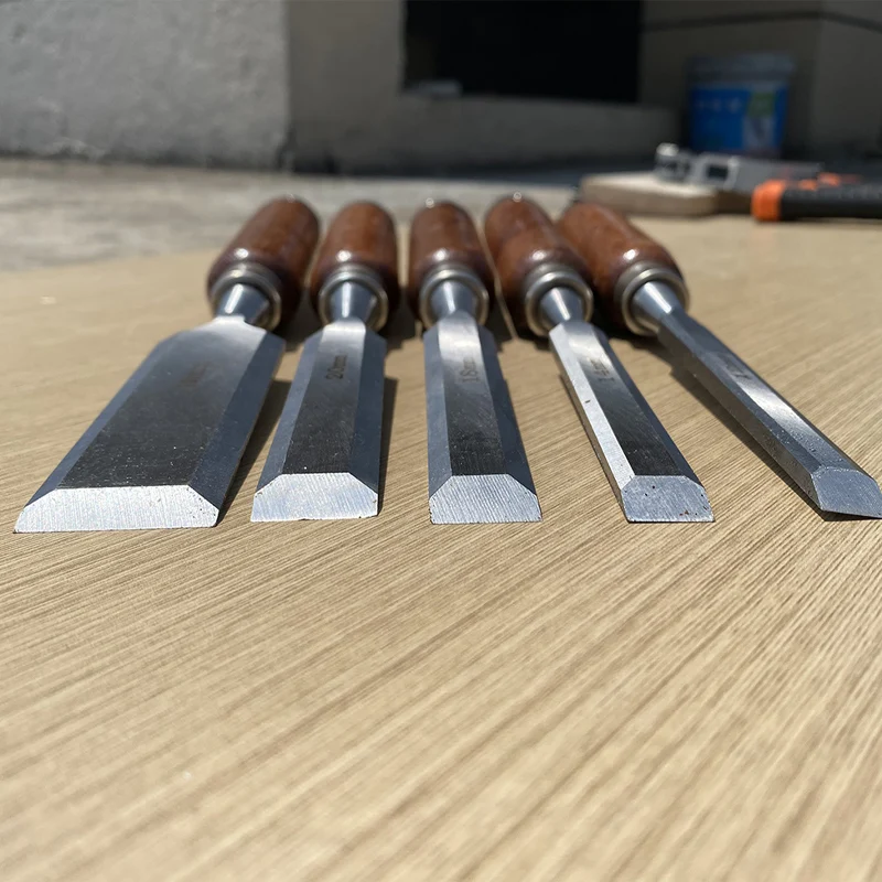 Woodworking Chisel Round Carving High Carbon Steel with Wooden Handle 6MM 8MM 10MM 12MM 14MM 16MM 18MM 20MM 22MM 24MM 32MM 38MM