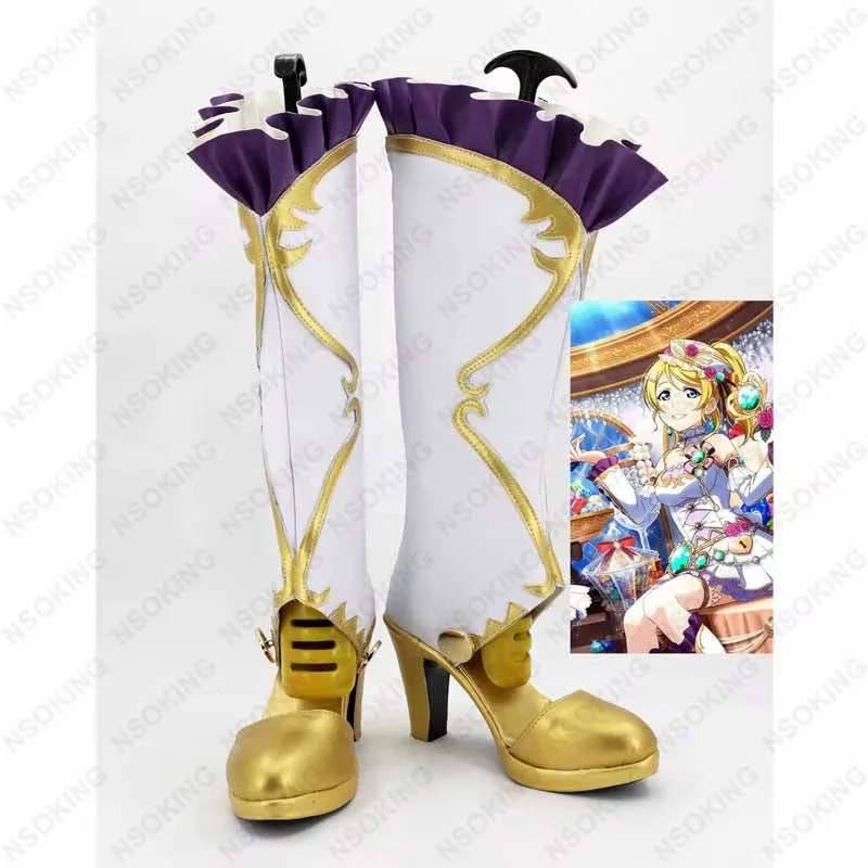 New Love LIVE After School ACTIVITY Cosplay Boots  Dream Gate  Birthstone Ellie Kotori Minami  Awakening Anime Shoes Custom Made