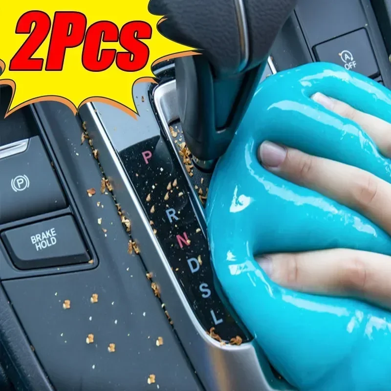 Magic Cleaning Gel Putty - Reusable Auto Interior & Keyboard Cleaner for Car Vents Electronics Crevices & Hard-to-Reach Areas