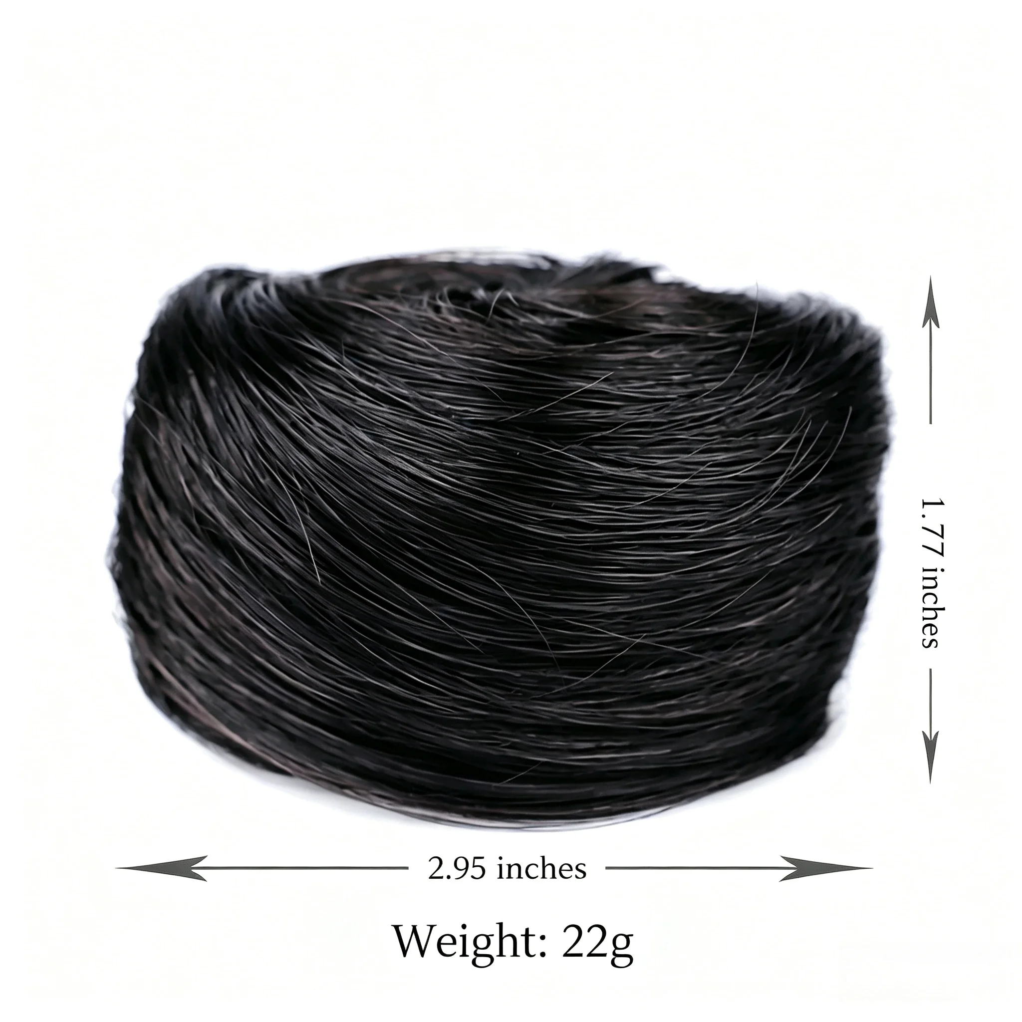 Claw Clip Synthetic Hair Bun Chignon Smooth Round Donut Hair Scrunchie Hairpiece Updo Messy Bun Hair Extensions for Women Daily