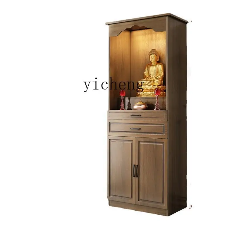 XL Household Living Room Buddha Statue Standing Cabinet Bodhisattva Devotion Table Devotion Table Shrine Shrine Cabinet