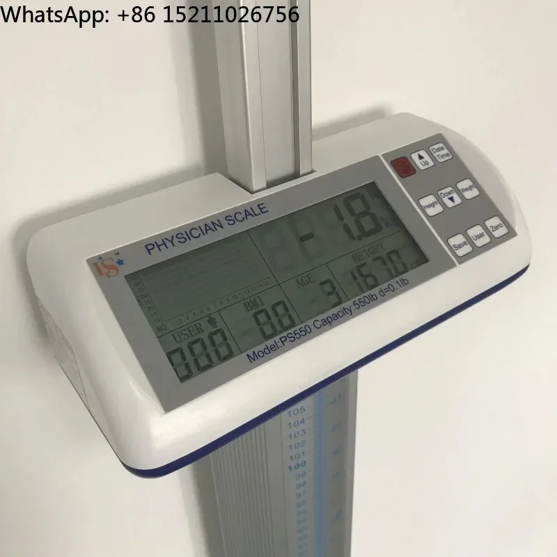 Professional BMI Digital Height Weight Measuring Physician Medical Scales