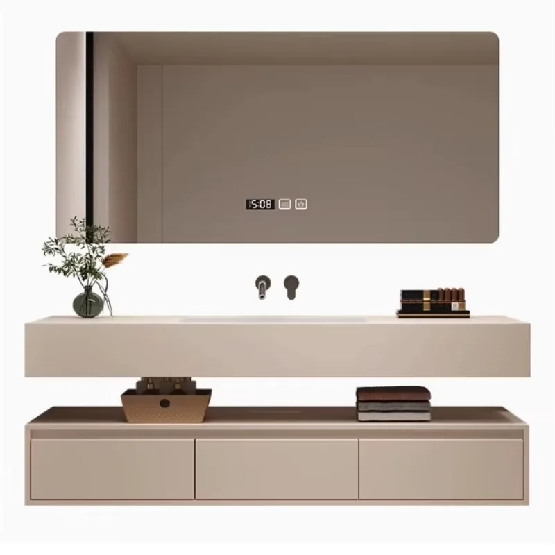 

Modern floating bathroom vanity cabinet with sink for modern home