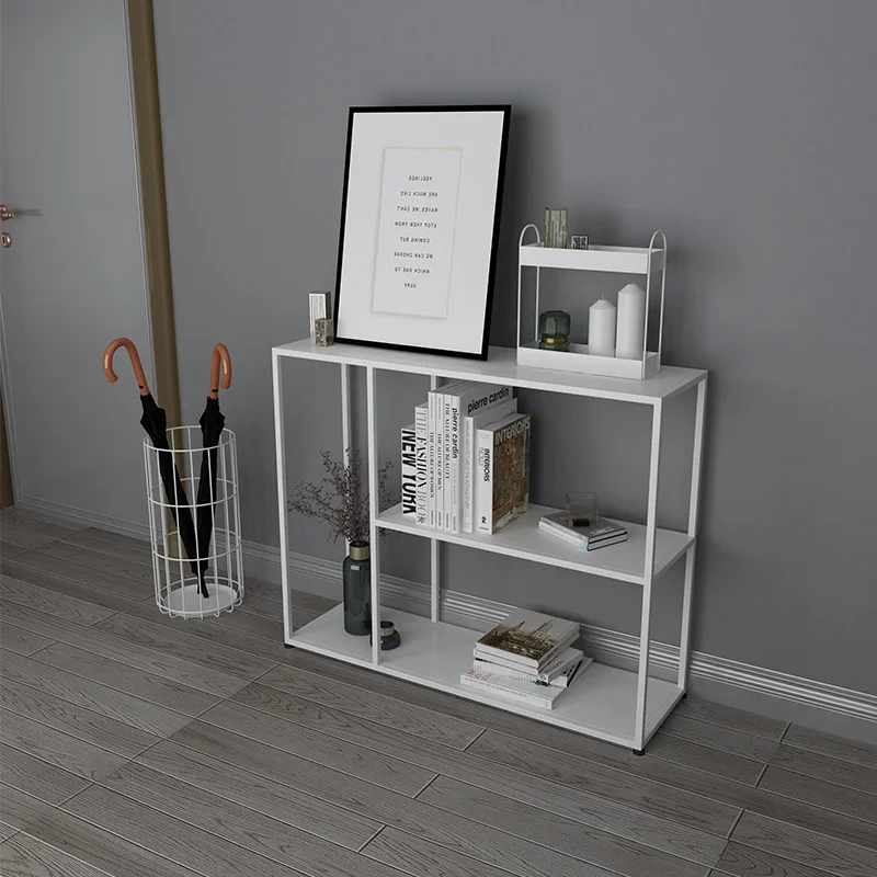 

Modern living room wrought iron entrance table aisle wrought iron entrance table partition table rack