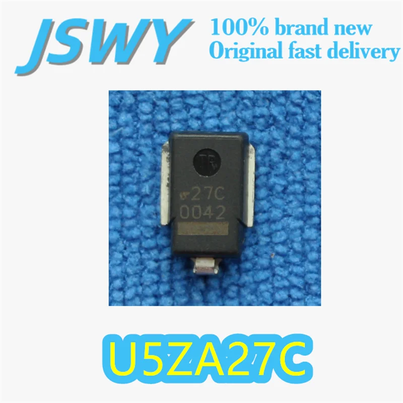 

(10/50 pieces) U5ZA27C original Screen-Printed 27C U5ZA27 Package DO-218 27V Bidirectional TVS Diode 500W Peak Power Electronics