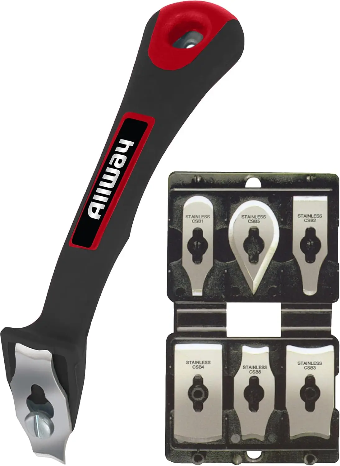 

Contour Scraper Set with 6 Blades & Blade File for Painting