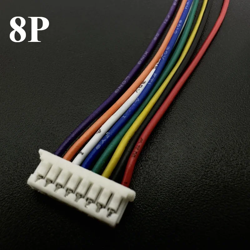 10Pcs HC Single/Double head Pitch 1.25mm 2P/3P/4P/5P/6P/7P/8P-12P Terminal Wire 5/10/15/20/30cm 28AWG Electronic Wire Connector