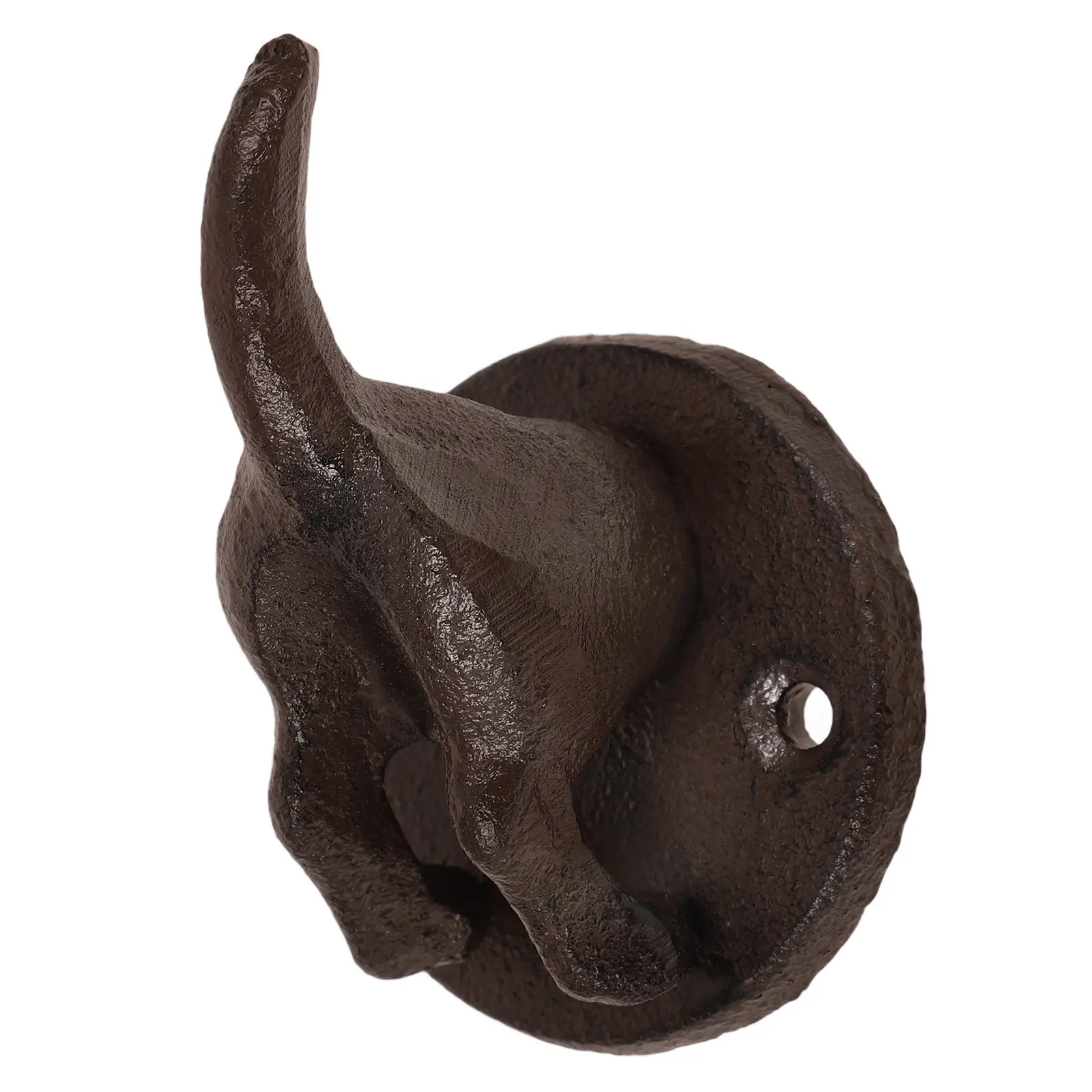 Cast Iron Doggy Butt Wall Hook Vintage European Style Wall Mounted Coat Hook Hat Bag Key Holder Decorative Multi Functional