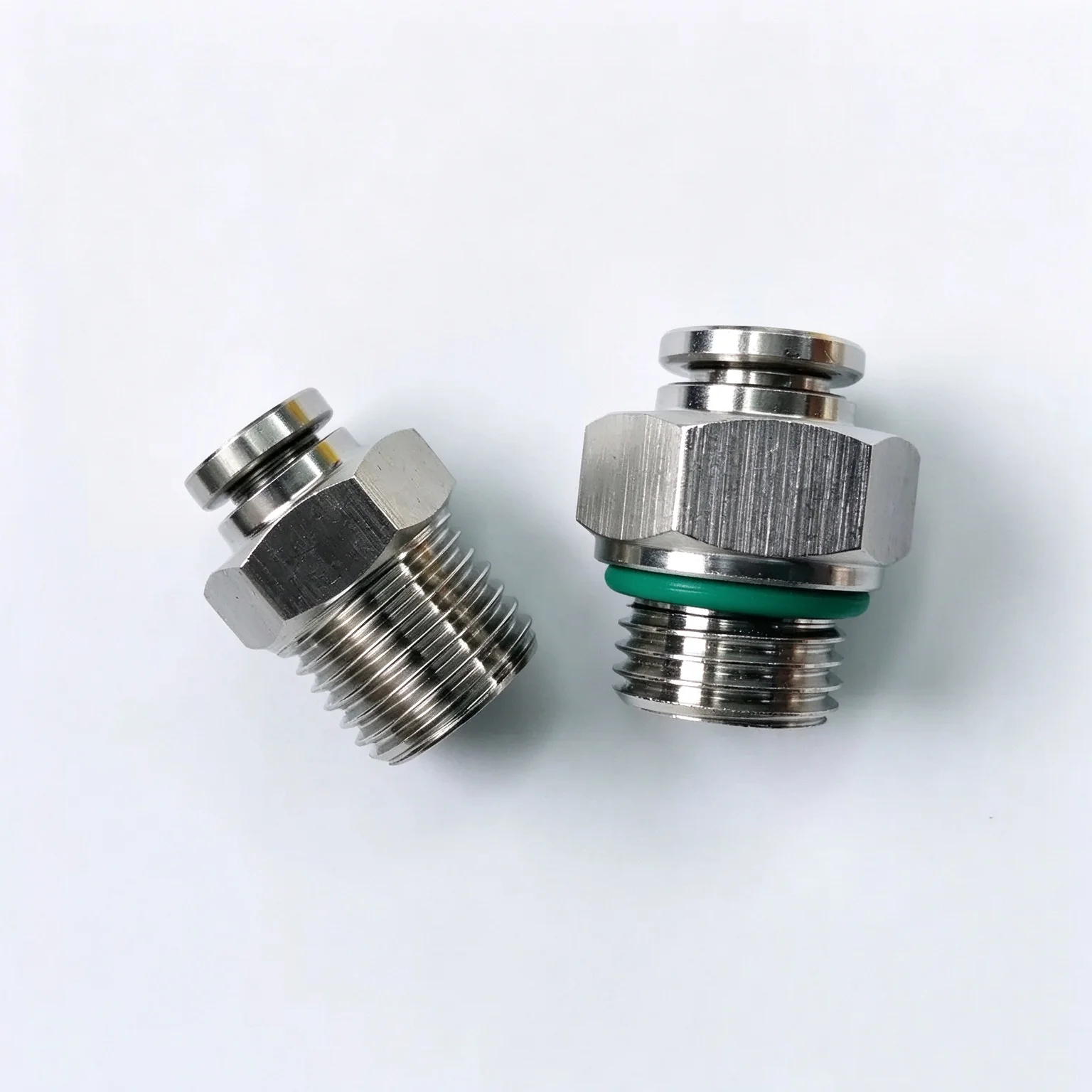 304 Stainless Steel G1/8 G1/4 G3/8 G1 G-Thread PC Connector Air Hose Fitting Male Thread Pipe Joint 8mm Pneumatic Quick Coupling