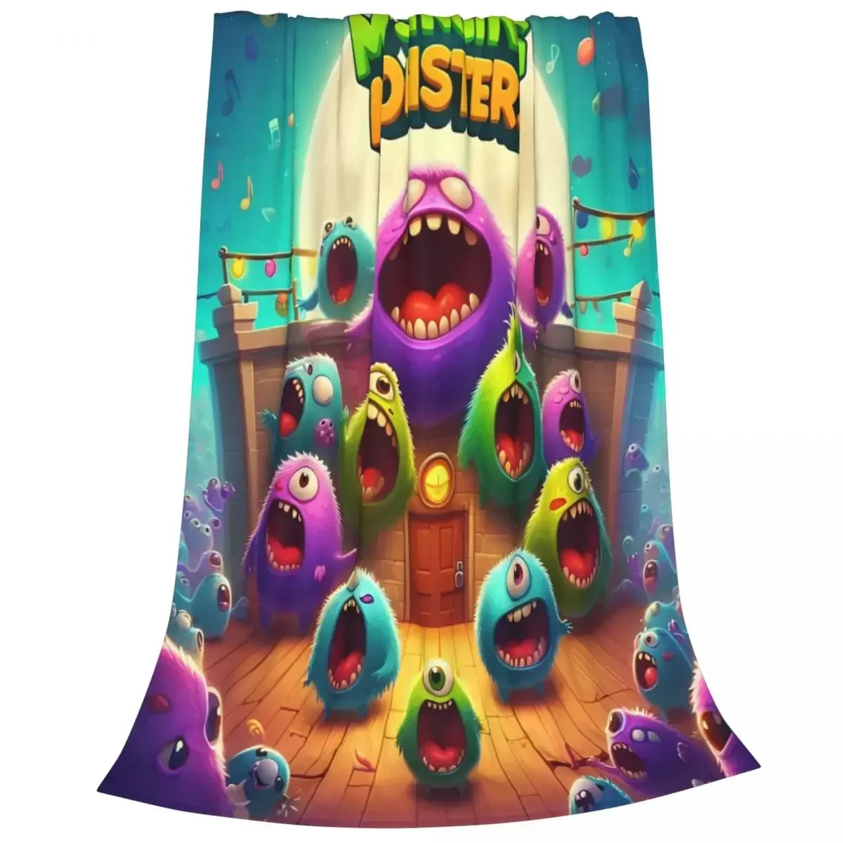 

My Singing Monsters Cartoon Game Blankets Fuzzy Throw Blanket Home Couch Decoration Soft Warm Bedsprea