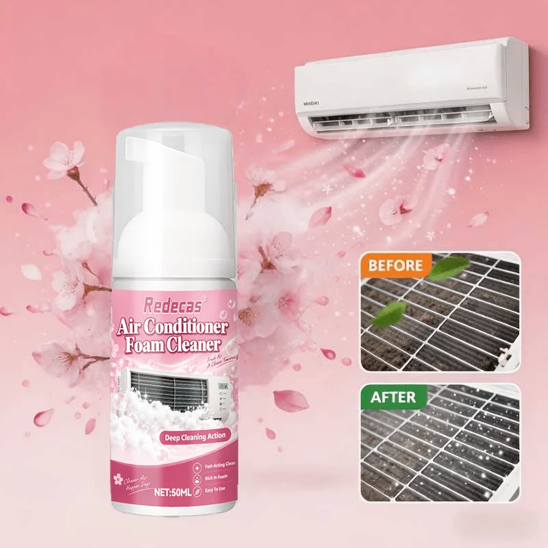 50ml AC Deep Cleaning Tool. No Disassembly. Breaks Down Dust & Grease, Improves Cooling & Heating Efficiency. for Home & Car.