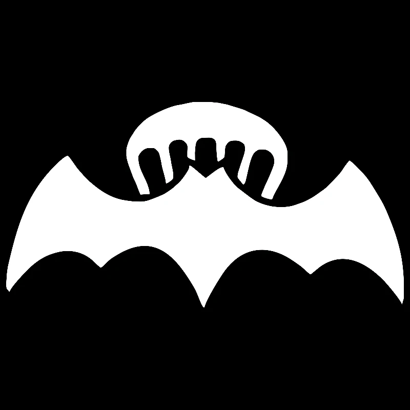 Creative Interesting Bat Personality Car Sticker PVC Bumper Window Exterior Accessories Exquisite Auto Decal Waterproof Anti-UV