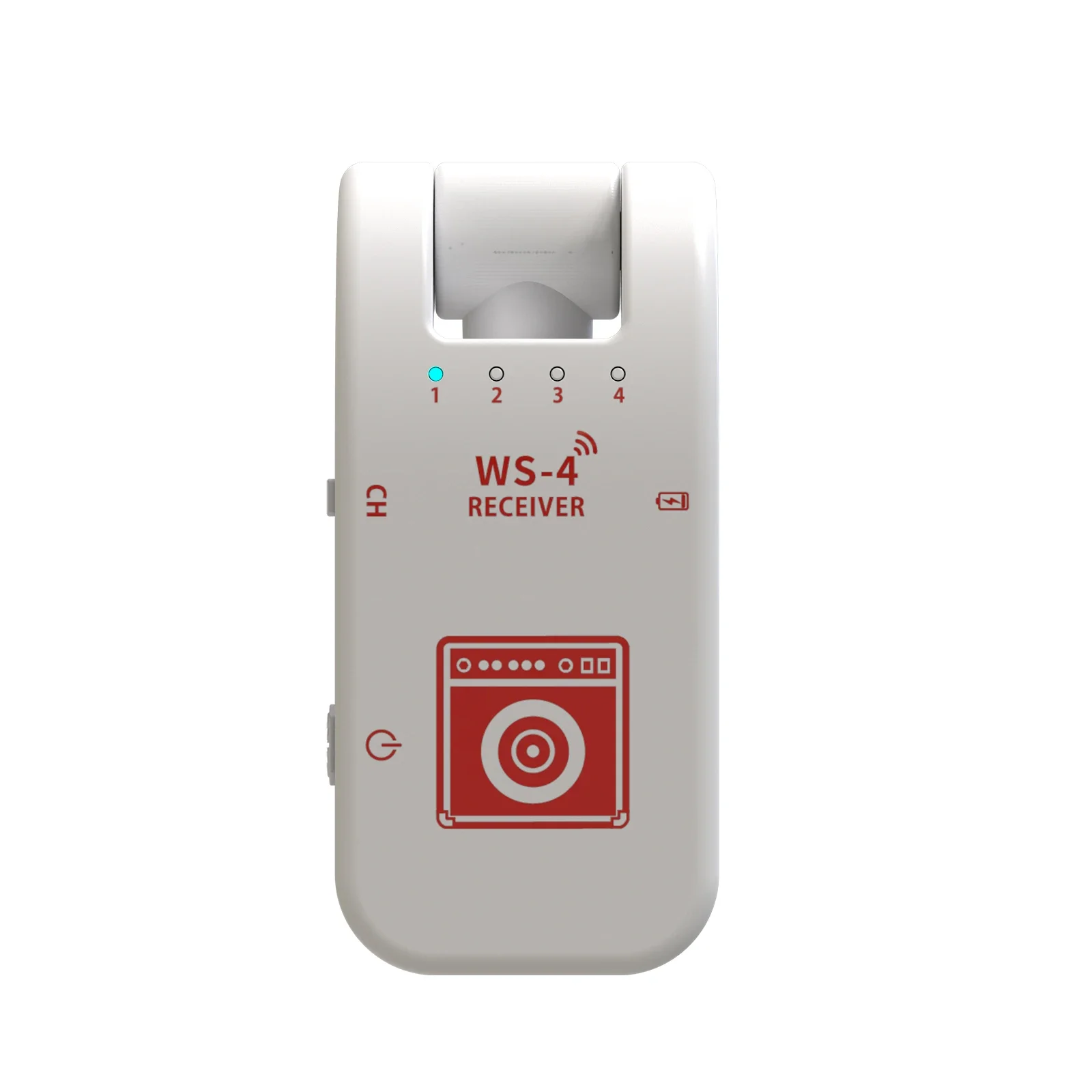 Ws-Mini Pro 4-Ch 2.4Ghz Wireless System - 48Khz/16Bit Studio Audio W/rechargeable Beltpack for Guitar/bass Recording