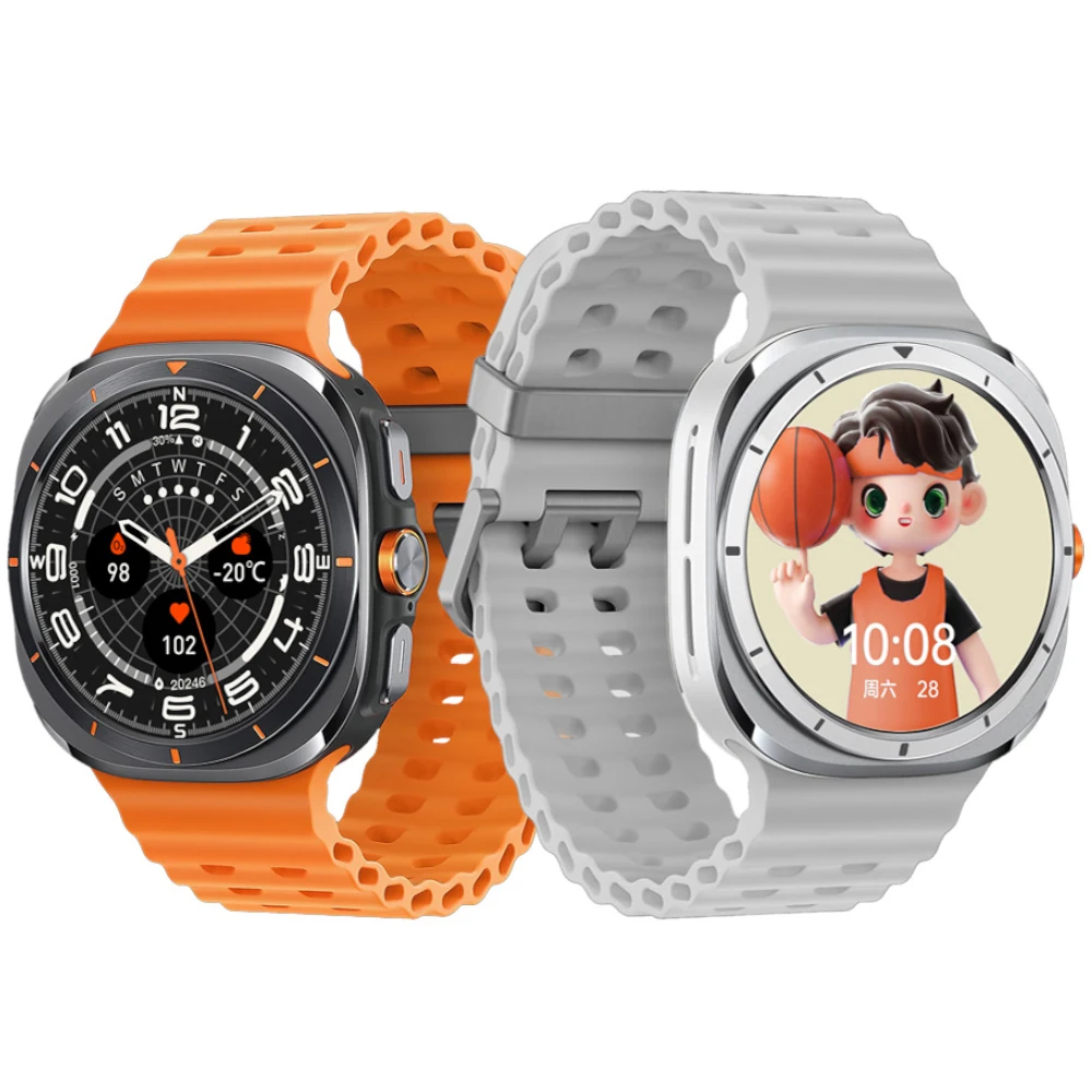 Personalizado amoled bt calg mujer montre conexão smartwatch s7 ultra hombre à prova dwaterproof água vermelho esporte inteligente reloj relógio inteligente