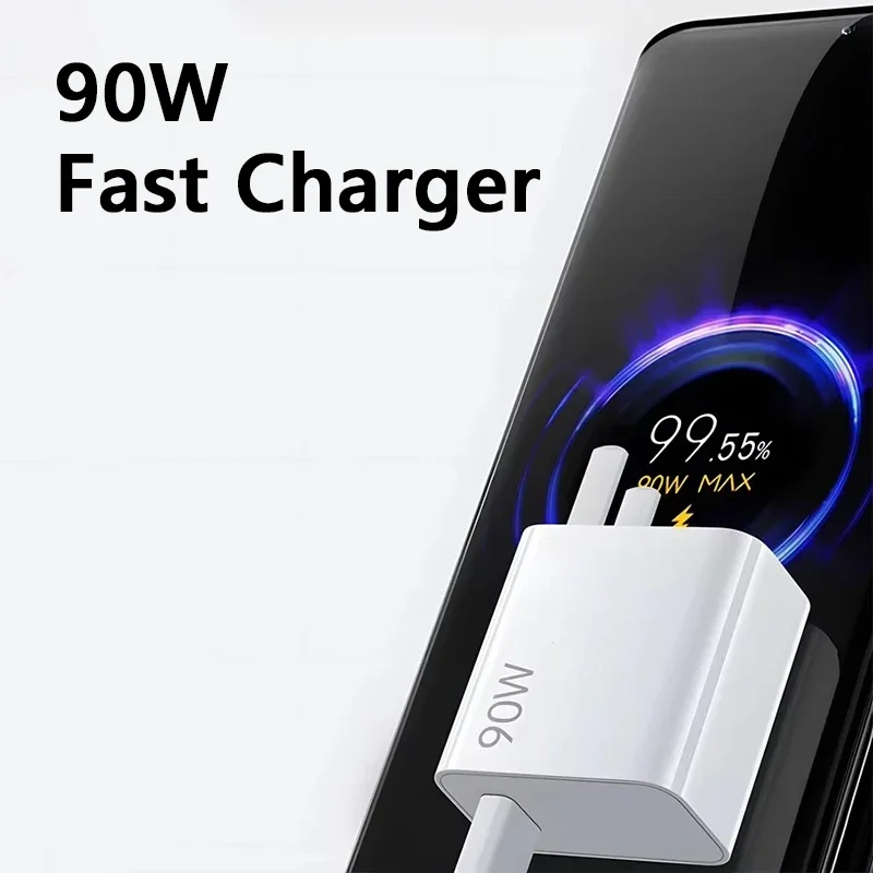 90W 6A Turbo Fast Wall Charger USB Type C Charge Cable for Xiaomi 11 12 Lite 13T 14 Ultra Redmi Note 11T 12T 13 15Pro NEW