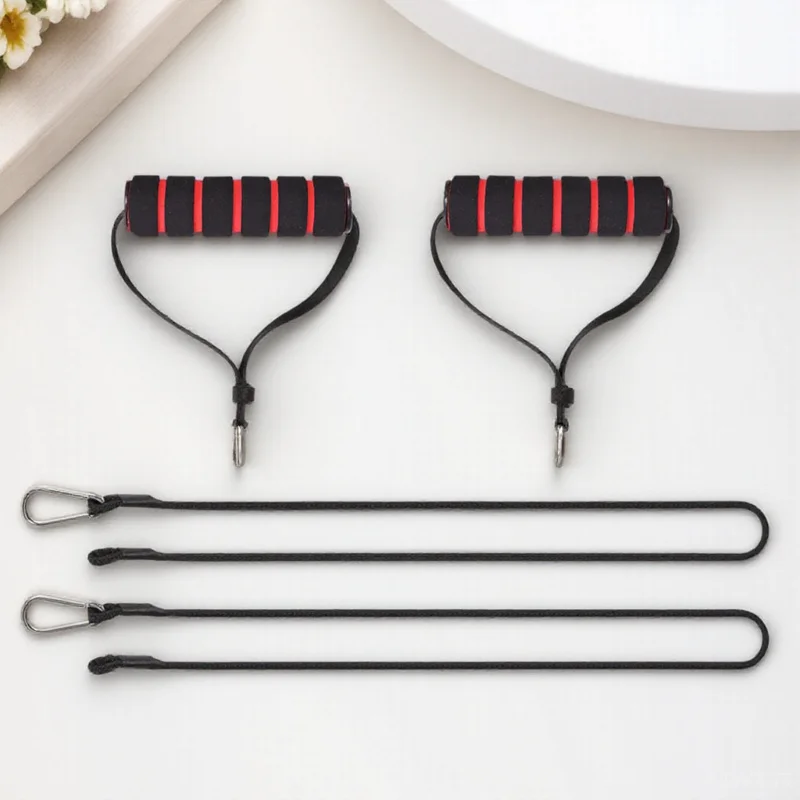 

1Set Muscle Fitness Rope Training Strap for Shoulder Back Abdominal Exercise Pull Rope Gym Workout Belt