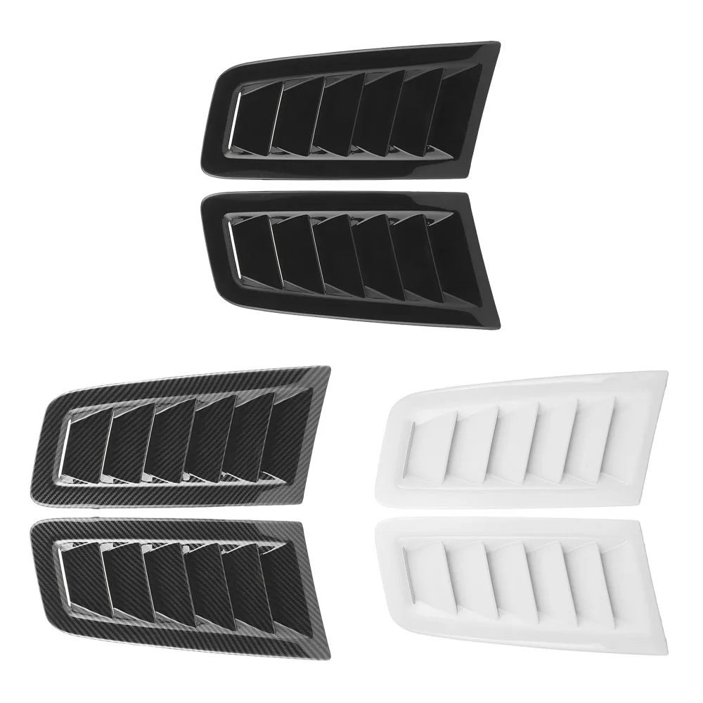 

2Pcs Universal Car Bonnet Air Vent Engine Hood Refitting For Focus RS MK2 Style Exterior Accessories