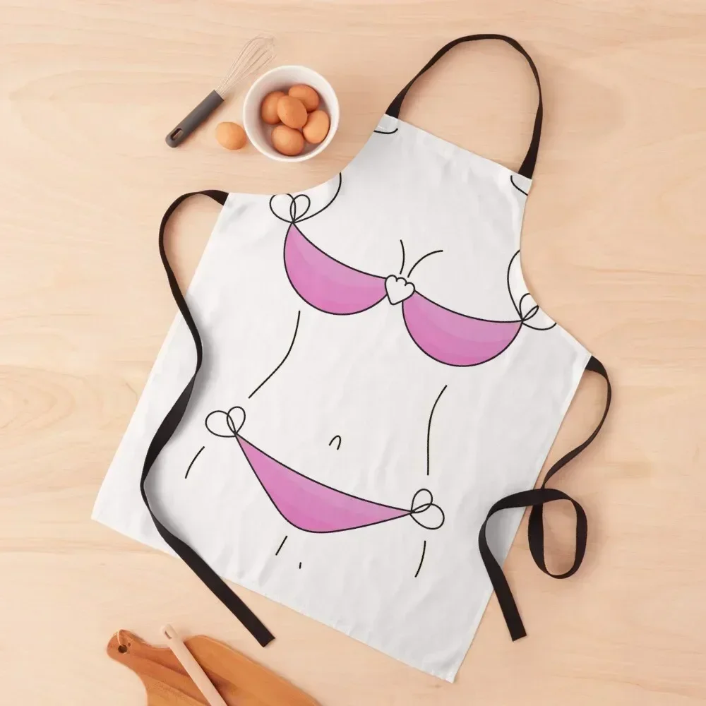 

Beach Bikini Body Apron man chef uniform cook wear cooks clothes Teacher Apron