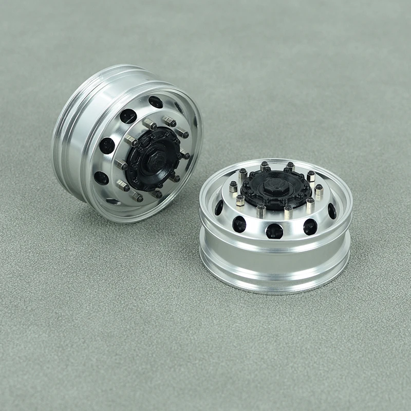 Metal Wheel Hub Brake Drum Shaft Head for 1/14 RC Truck For man For scania For volvo