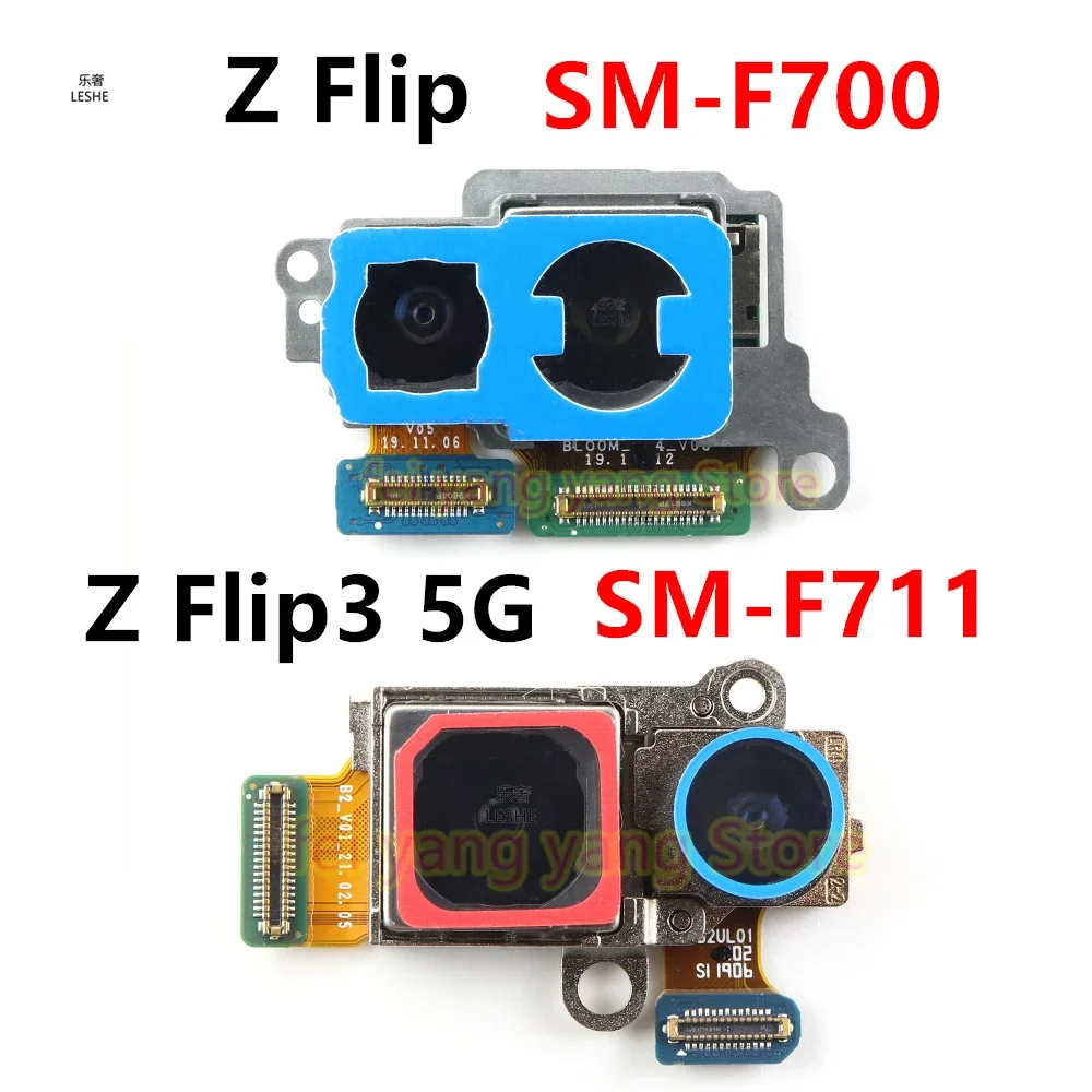 

Гибкий кабель задней широкой камеры для Samsung Galaxy Z Flip3 5G SM-F711 F711 Z Flip F700, основной большой маленький модуль камеры, запасные части