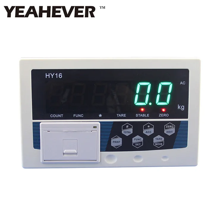 HY16-P weight indicator weighing indicator for platform scale truck scale floor scale with printer LED large display