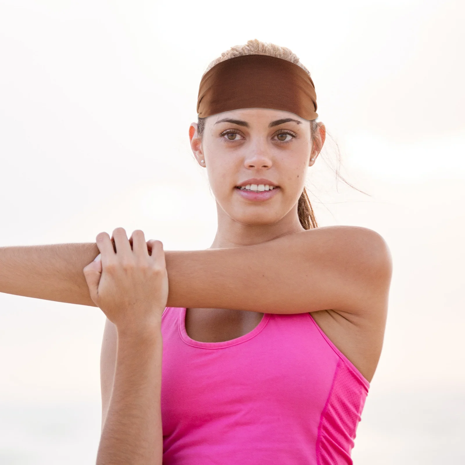 5 szt. Elastyczne opaski na głowę pochłaniające pot, oddychające opaski sportowe do ćwiczeń, jogi, dla kobiet, wygodne, dopasowane akcesoria do włosów