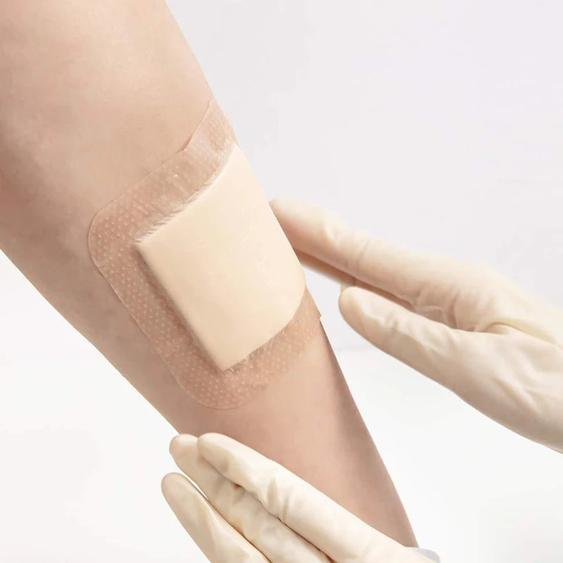 Sterile Silicone Foam Wound Dressing Pressure Sore Healing Pad Bedsore Patch For Bedridden Patient Care